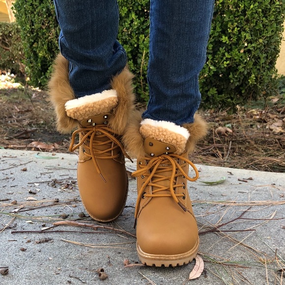 NUBUCK FAUX LEATHER WOMEN BOOTS - Picture 4 of 8